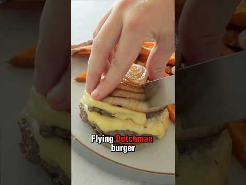 Low Calorie Flying Dutchman Burger (secret recipe) 🤯 #weightloss #healthyeating #recipe #diet