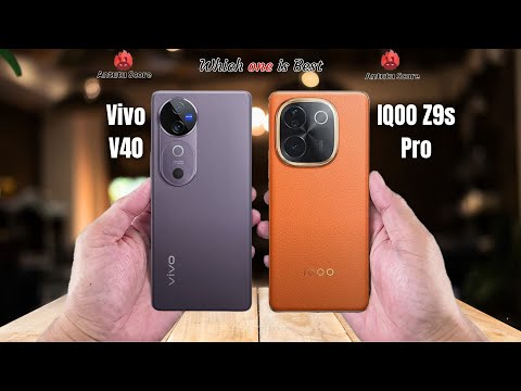 Vivo V40 vs IQOO Z9s Pro  Full comparison ⚡Which one is Best