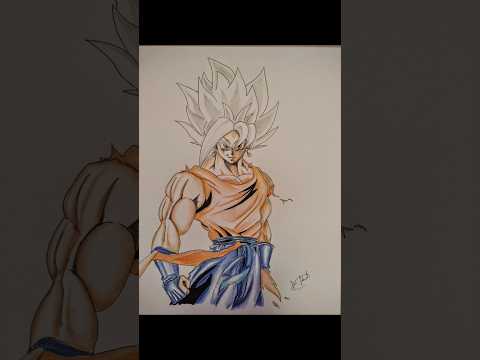 Drawing vegito bestial mode #dragonballz #vegito #vegitoblue #goku #vegeta #drawing #animeart