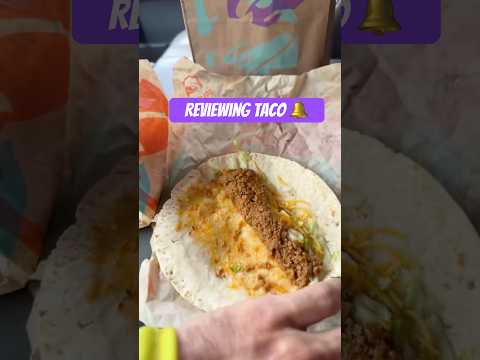 Let’s review Taco Bell!🤤 @TacoBell #shorts #foodie #fastfood