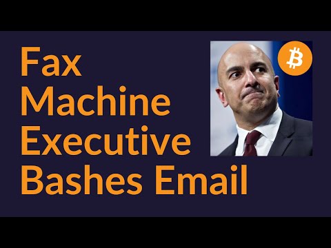 Fax Machine Executive Bashes Email