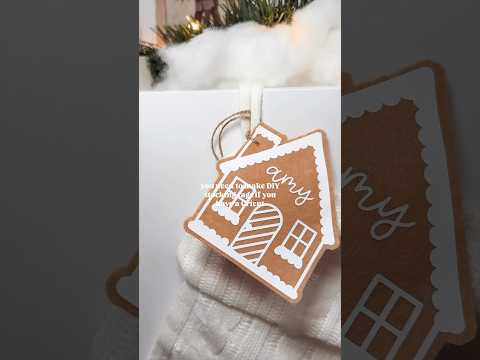 Cricut Maker Projects: DIY Stocking Tags (Holiday Edition) #cricut #cricutcrafts #feltcrafts