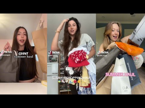 Summer haul - TikTok compilation 🛍️😋