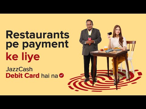 Bill Payment Ke Liye JazzCash Debit Card Hai Na!