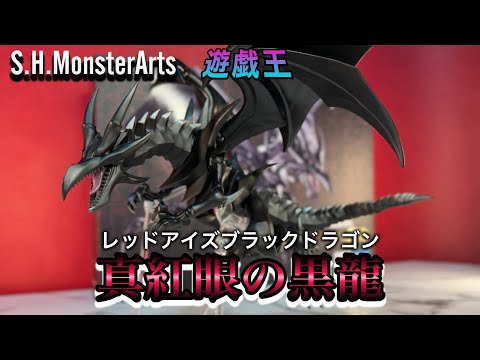 城之内君の激レアモンスターでデュエルスタンバイ【S.H.MonsterArts 遊戯王　真紅眼の黒竜-レッドアイズブラックドラゴン】レビュー　RED-EYES-BLACK-DRAGON review