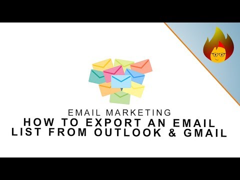 How to Export an Email List From Outlook and Gmail | Effective Email Marketing