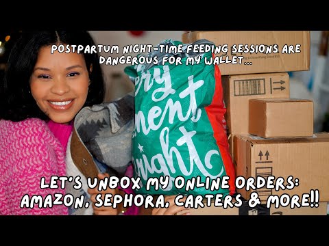 CHATTY UNBOXING: Postpartum online shopping is dangerous, mommy goodies, Amazon baby stuff & more..