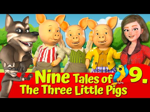 🔴Three Little Pigs and The Big Bad Wolf 🐷🐺|🔴 NINE Animated Fairytales for Kids💥