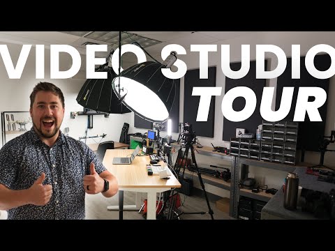 How We Film Our YOUTUBE Videos - 2022 Video Studio Tour!