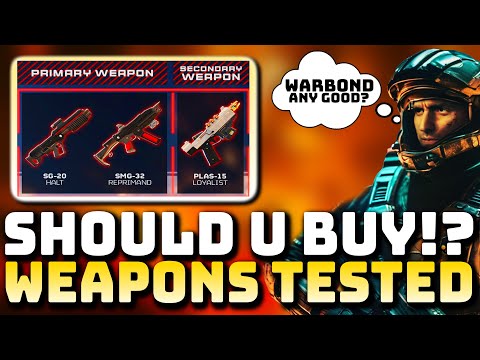 HELLDIVERS 2 - SHOULD U BUY THE NEW WARBOND!?  ALL WEAPONS TESTED VS BUGS - TRUTH ENFORCERS REVIEW