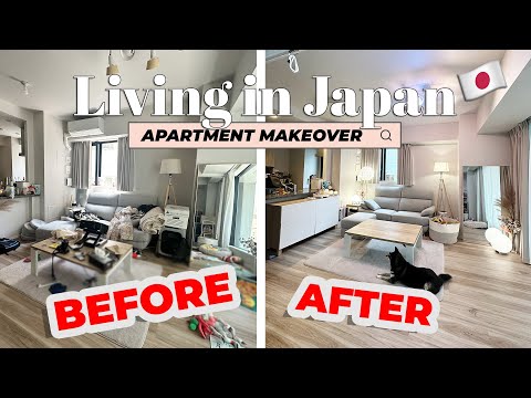 Japanese Living Room Apartment Makeover | getting my life back on track | Living in Japan 🇯🇵