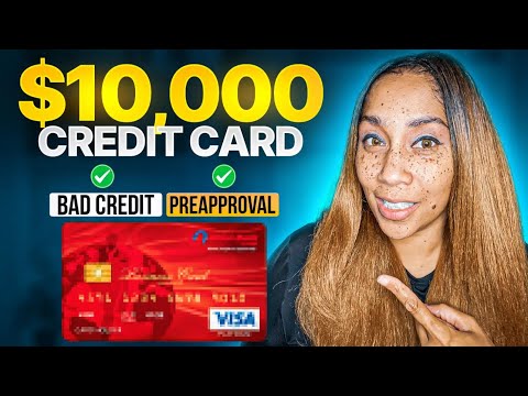 $10,000 Credit Card With Bad Credit Approved! Soft Pull Preapproval!✅