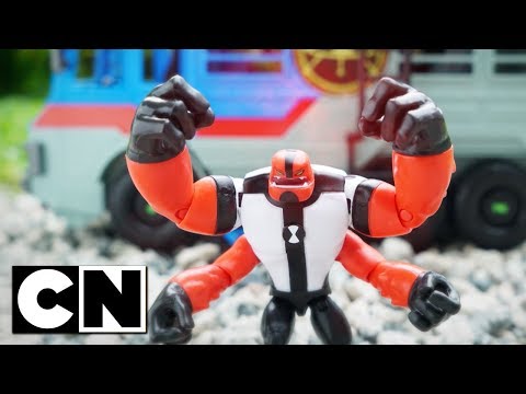 Ben 10 Toys | FOUR ARMS vs HEX | Cartoon Network