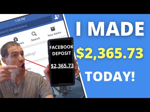 I made $2,365.73 Today Dropshipping on Facebook Marketplace! 🤑