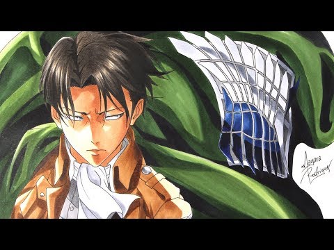 COMO DESENHAR LEVI ACKERMAN | SHINGEKI NO KYOJIN