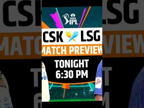 CSK VS LSG TATA IPL #ipl #tataipl #viralvideo #shorts