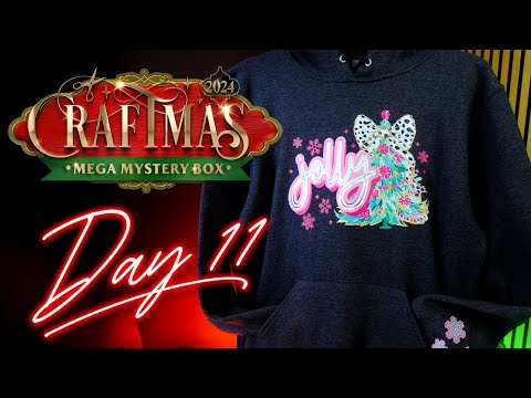 Learn How to Use DTF Transfers to Make Custom Hoodies! ❄️ Craftmas Day 11