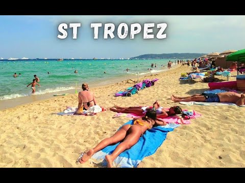 Beach Walk Saint Tropez Pampelonne Beach | 4K UHD