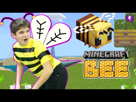 Minecraft Bee Escapes on HobbyFamilyTV