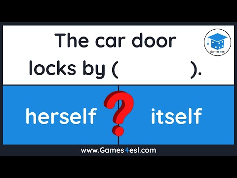 Reflexive Pronouns Exercise | Test Your English