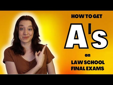 How to Study for Law Exams | As on Law School Finals!