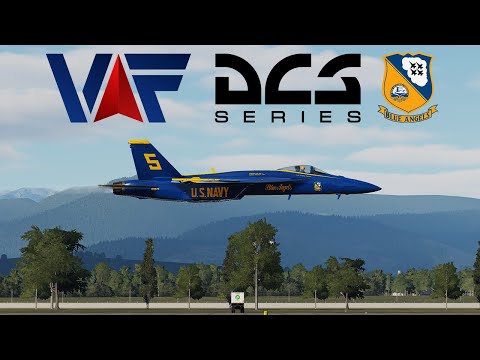 VIAF 2024 | DCS World Blue Angels | #5 Lead Solo Helmet Cam