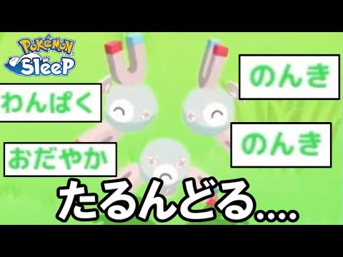 そんな性格じゃ天下は取れないのです。【ポケモンスリープ】