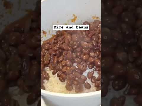 quickrecipe #rice #beans #healthy cook with me #6