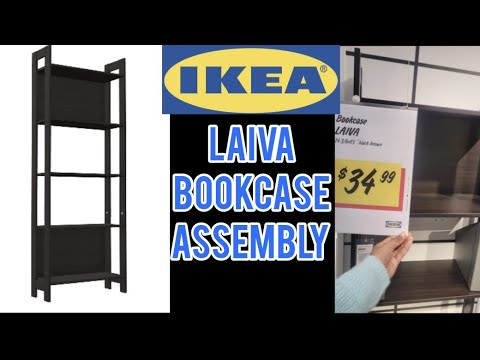 IKEA LAIVA Bookcase Assembly