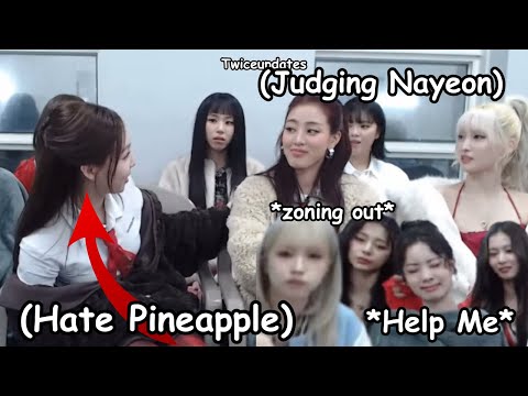 twice judging nayeon chaotic *mess* live promotion sana poking dahyun, mina zoning out