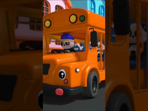 Wheels on the Bus #shorts #nurseryrhyme #trending #cartoon #viral #kidsmusic