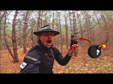 UNBELIEVABLE Metal Detecting Find: I Discovered a WWII Grenade at an 1800's Homestead!