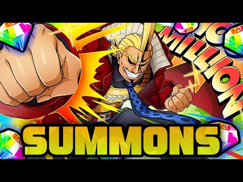 *I BROKE THE GAME* BUSTED ALLMIGHT SUMMONS! | My Hero Ultra Impact