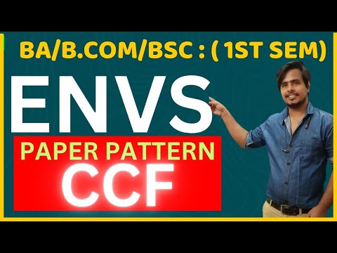 II ENVS II PAPER PATTERN II 1ST SEM II CCF II #calcuttauniversity #calcutta_university #cu #curesult