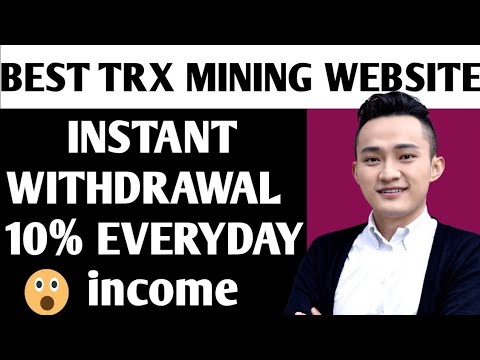 New trx mining website today || earn and mine trx | best tron mining website without investment