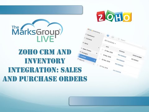 Zoho Inventory Integration with Zoho CRM: Sales and Purchase Orders