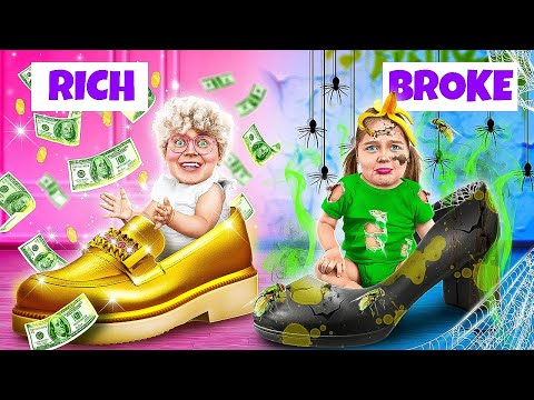 Rich VS Broke Kid! 💰I Found a New Billionaire Dad