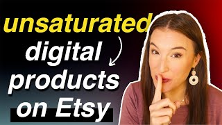 7 UNSATURATED Digital Products to sell on Etsy in 2024 💰