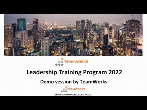 Leadership Program 2022 I Training  I Blue Tree I Demo Session I TeamWorks