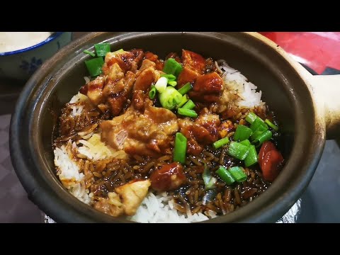 简简单单的午餐😋，煎蕊 (Cendol)｜瓦煲鸡饭(ClayPot Chicken Rice)