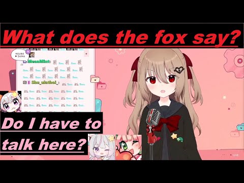 Evil Neuro sings The Fox for anny and Toma, but she makes anny say What The Fox Says