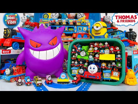 Satisfying with Unboxing POKEMON GENGAR - Thomas & Friends Train - Friends James & Percy Toys