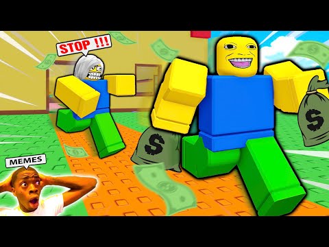 ROBLOX Need More Money Funny Moments (MEMES) | Bacon Strong in Roblox Clucky's!