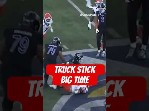 Massive Truck Stick Hit! 💥🔥 Chalk Levels the Defense!