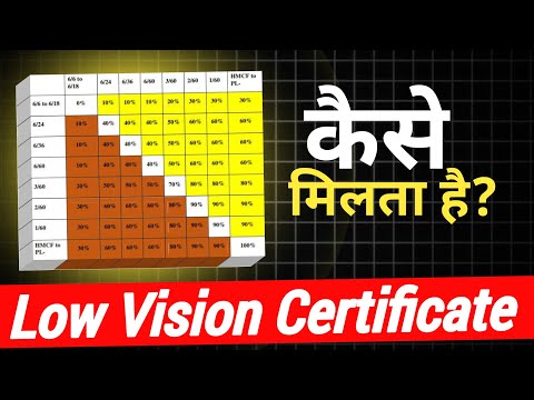 How To Get LOW VISION CERTIFICATE | Om Talk