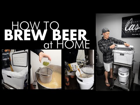 How to brew beer at home with minimal equipment