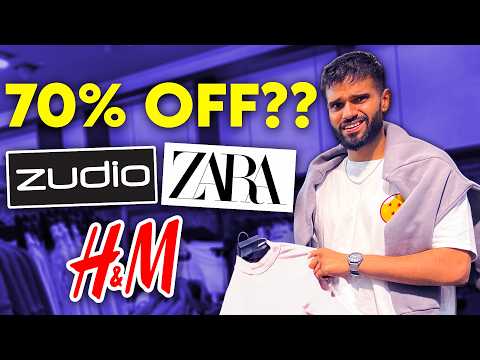 SALE @ Zudio vs H&M vs Zara Shopping Haul For Men 2024 | BeYourBest Fashion by San Kalra