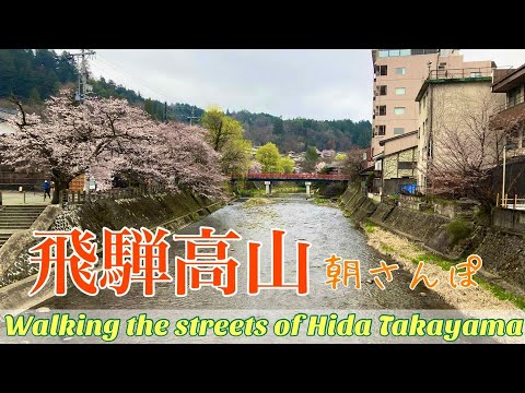 【飛騨高山】地元民の古い町並み朝散歩  / Morning stroll through the old streets of Hida Takayama