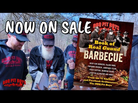 OUR BBQ PIT BOYS BOOK OF REAL GUUUD BARBECUE IS NOW ON SALE EVERYWHERE.  Thanks for your support!