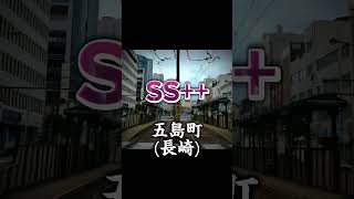 長崎県駅周辺都会度ランク！！！#地理系を救おう #頑張ろう地理系 #長崎 #ランキング